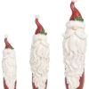 Resin 15.75in Multicolored Christmas Bearded Santas Set Of 3 Home -Home Accents Shop 3050386924 RLLD 1