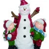 Resin White Christmas Snowman & Kids Figurine Home -Home Accents Shop 3050413397 RLLD 1