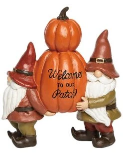 Resin 7.75In Multicolored Harvest Pilgrim Gnome Decor Home