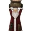 Resin 7.25in Multicolored Christmas Standing Santa And Snowman Tealight Holder Home -Home Accents Shop 3050475539 RLLD 1
