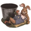 Resin 5in Brown Easter Bunny Garden Egg Holder Figurine Home -Home Accents Shop 3050556734 RLLD 1