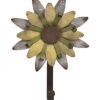Metal 9in Yellow Spring Garden Flower Hook Home -Home Accents Shop 3050556759 RLLD 1