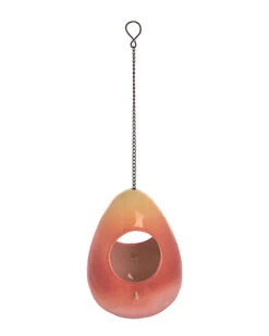 Dolomite 8in Orange Spring Hanging Bird Feeder Home