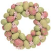 Plastic 10in Multicolor Easter Pastel Egg Wreath Home -Home Accents Shop 3050556771 RLLD 1