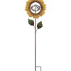 Metal 46in Yellow Spring Kinetic Flower Spinner Yard Stake Home -Home Accents Shop 3050556787 RLLD 1
