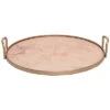 Metal 17in Gold Valentines Day Serving Tray With Handles Home -Home Accents Shop 3050556807 RLLD 1