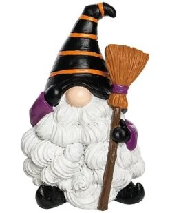 Resin 5.75In Multicolored Halloween Costume Gnome Figurine Home