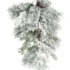 Artificial 24in Christmas Frosted Artificial T-Drop Home -Home Accents Shop 3050646794 RLLD 1