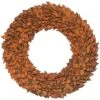 Foam 15.75In Orange Harvest Curl Wreath Home