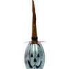 Metal 27in Silver Halloween Jack-O-Lantern With Tall Hat Home -Home Accents Shop 3050711510 RLLD 1
