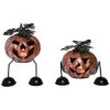 Set Of 2 Metal 8in Multicolor Halloween Light Up Jack-O-Lanterns Home -Home Accents Shop 3050711587 RLLD 1