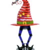Metal 28in Multicolor Halloween Light Up Witch Hat With Legs Home -Home Accents Shop 3050711592 RLLD 1