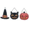 Set Of 3 Fabric 18in Multicolor Halloween Stuffed Hangers Home -Home Accents Shop 3050711616 RLLD 1