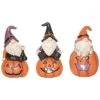 Resin 6In Multicolored Halloween Light Up Gnome And Pumpkin Figurine Set Of 3 Home -Home Accents Shop 3050717320 RLLD 1