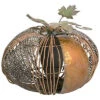13in Gold Fall Metal Pumpkin Decor Home -Home Accents Shop 3050747453 RLLD 1