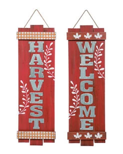 Wood 26in Brown Fall/Harvest Dimensional Decorative Set Home