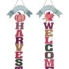 Wood 27in Multicolor Fall/Harvest Welcome Decorative Set Home -Home Accents Shop 3050747575 RLLD 1