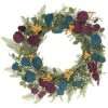 Natural Fiber 20.87In Multicolored Harvest Plum Wreath Home -Home Accents Shop 3050785222 RLLD 1