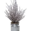 Artificial 14In White Harvest Autumn Stems Arrangement In Jug Home