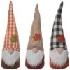 Fabric/Canvas 12In Multicolored Harvest Fuzzy Beard Gnome Decor Set Of 3 Home -Home Accents Shop 3050838124 RLLD 1