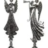 Metal 21.5in Christmas Angel Decor Set Of 2 Home -Home Accents Shop 3050879313 RLLD 1