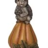 Resin 5.5In Multicolored Harvest Hedgehog And Pumpkin Figurine Home -Home Accents Shop 3050910183 RLLD 1