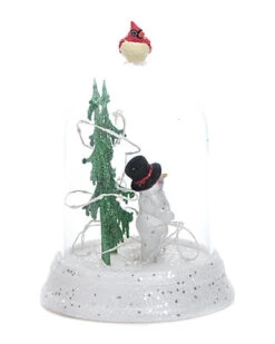 Traditions Light Up Snowman Dome Home -Home Accents Shop 3050953401 RLLD 2