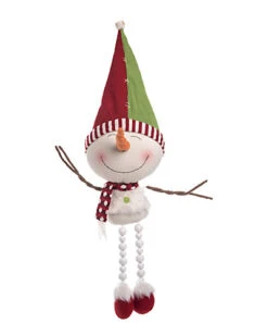 Very Merry Plush Merry Snowman Shelf Sitter Home