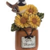 Resin 6in Multicolor Harvest Bird On Can Home -Home Accents Shop 3050953634 RLLD 1