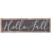 Wood 25in Brown Harvest Long Wall Decor Home
