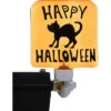 Set Of 2 Glass Halloween Ghost & Black Cat Night Light Home -Home Accents Shop 3050954197 RLLD 1