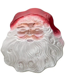 Glass Santa Face Plate Home -Home Accents Shop 3050954201 RLLD 2