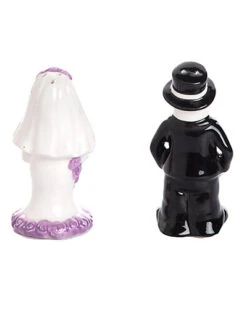 Set Of 2 Dolomite Day Of The Dead Bride & Groom Salt & Pepper Shakers Home -Home Accents Shop 3050954202 RLLD 4
