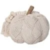 Foam 10.24In White Harvest Rope Braided Pumpkin Decor Home -Home Accents Shop 3050975447 RLLD 1