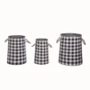 Transpac Metal Black Harvest Nesting Buffalo Check Buckets Set Of 3 1 Transpac Metal Black Harvest Nesting Buffalo Check Buckets Set Of 3 -Home Accents Shop GUEST 229e0811 5470 44fc a303 6f14c379606d