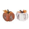 Transpac Foam 5 In. Multicolored Harvest Elegant Glitz Pumpkin Set Of 2 -Home Accents Shop GUEST 258ea621 5c31 4e14 a9f1 2263371a4ed3