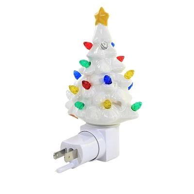 Home Decor 5.75" Nostalgic Tree Night Light Electric Plug-In Christmas - Nightlights 3 Home Decor 5.75" Nostalgic Tree Night Light Electric Plug-In Christmas - Nightlights