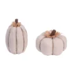 Transpac Foam 8 In. White Harvest Linen Pumpkin Set Of 2 -Home Accents Shop GUEST 6af29244 d35d 483f bbcb 3ad5185d7358