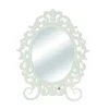 Transpac Metal 13.5 In. White Everyday Regency Oval Mirror -Home Accents Shop GUEST 6be58252 e8ed 42be 9863 027f9819fd6d