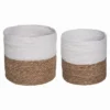 Transpac Paper 10" White Spring Color Block Baskets Set Of 2 -Home Accents Shop GUEST 7a962db9 311e 4a3e 9041 53fc7895dde6
