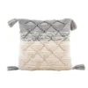 Transpac Cotton 16 In. Gray Everyday Pillow With Tassels -Home Accents Shop GUEST 87b6f7f4 da9e 4adb a272 fdfd6f8e1faf