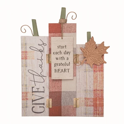 Transpac Wood Multicolor Harvest Simple Pumpkin Tabletop Decor 3 Transpac Wood Multicolor Harvest Simple Pumpkin Tabletop Decor