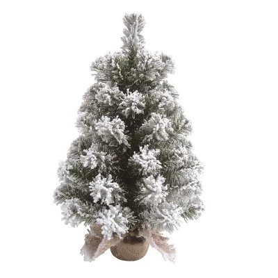 Transpac Artificial 18 In. Multicolor Christmas Snow Colorado Tree With Bagged Stand 3 Transpac Artificial 18 In. Multicolor Christmas Snow Colorado Tree With Bagged Stand