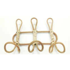 Transpac Bamboo 10.5 In. Gold Everyday Wall Hooks
