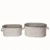 Transpac Metal Red Harvest Herringbone Baskets Set Of 2 -Home Accents Shop GUEST da41b885 4b52 463b b8c6 37fb6568d6d4
