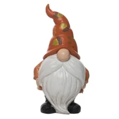 Transpac Resin 8.25 In. Multicolored Harvest Acorn Gnome Figurine